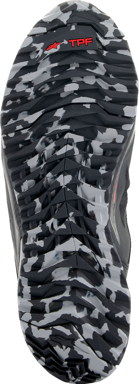 Alpinestars CR-8 Gore-Tex® Touring Riding Shoes - Black/Grey/Red, US 11.5 / EU 45