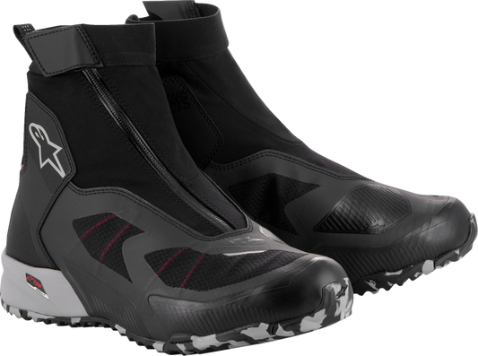 Alpinestars CR-8 Gore-Tex® Riding Shoes - Black/Grey/Red, US 8.5 / EU 41