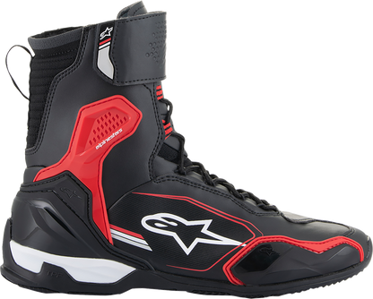 Alpinestars Superfaster Shoe - Black, Red & White - US 13.5 (Part No. 2511124134213.5)