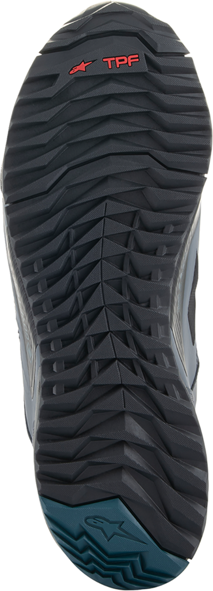 Alpinestars CR-8 Gore-Tex® Riding Shoes - Black, Grey, and Blue - US 12 / EU 45.5