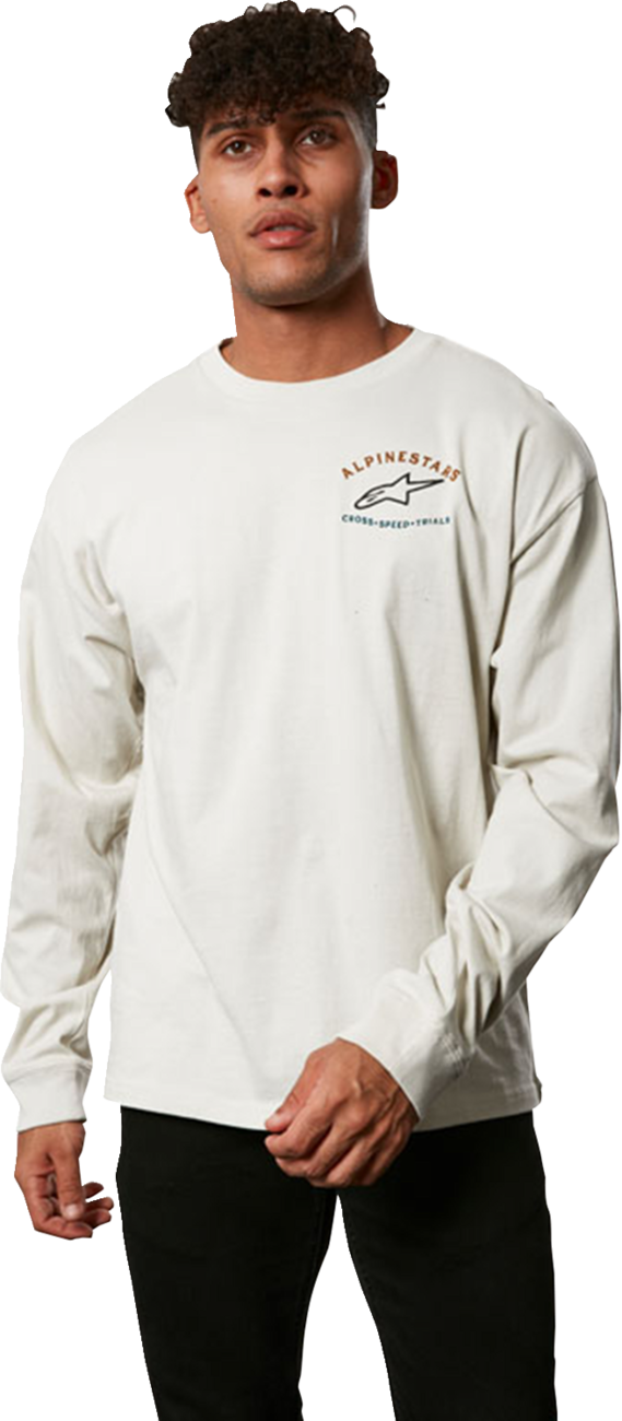 Alpinestars Full Face Long-Sleeve T-Shirt - Off White - XL 123371200204XL