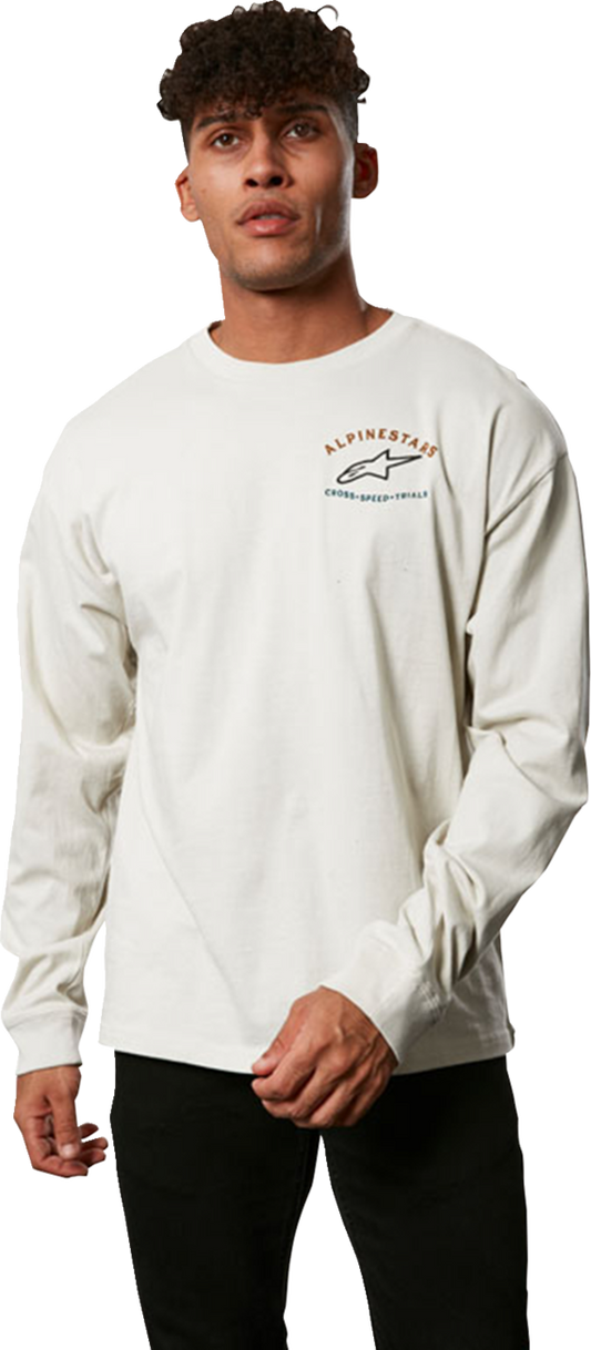 Alpinestars Full Face Long-Sleeve T-Shirt - Off White - XL 123371200204XL