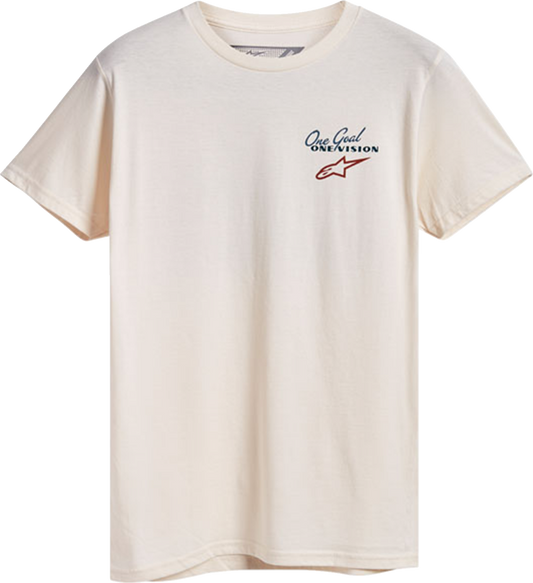 Alpinestars Flagged T-Shirt - Natural, 2XL (Part #123372150912XL)