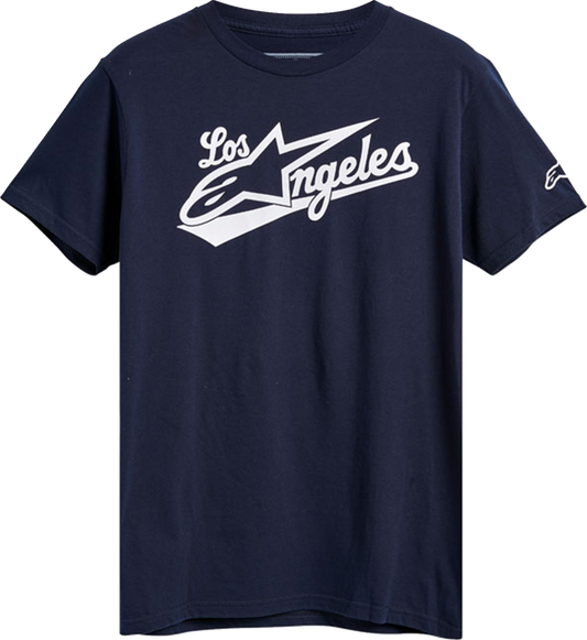 Alpinestars Los Angeles T-Shirt - Navy, 2XL - Part Number 123372220702XL