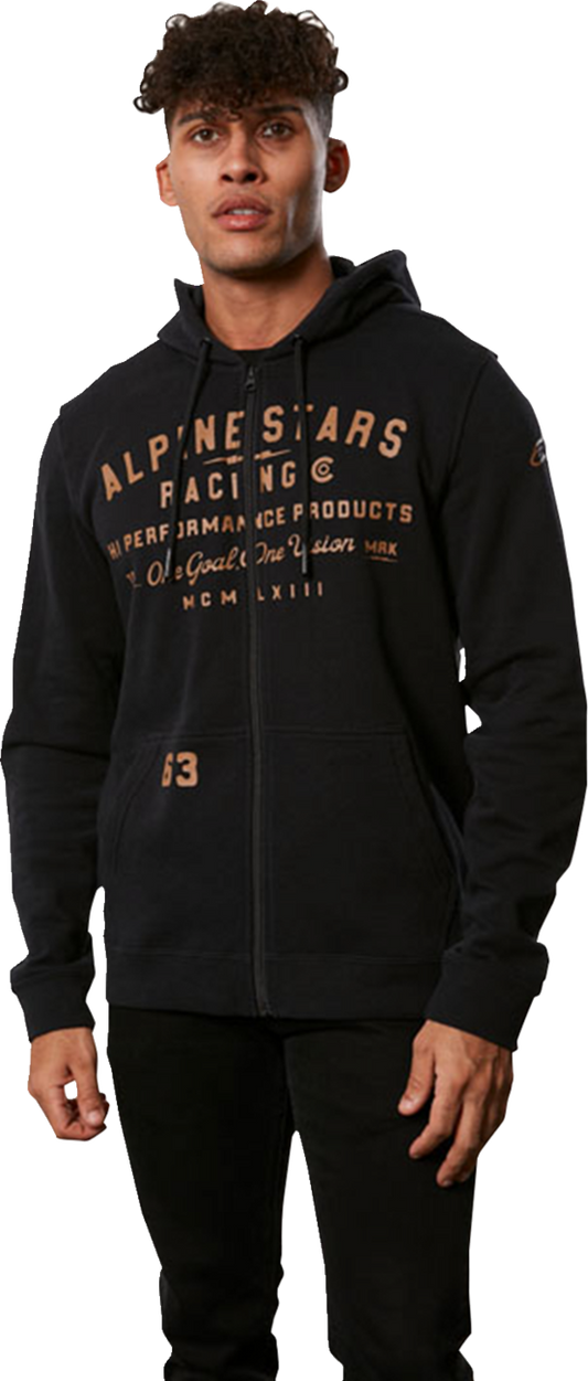 Alpinestars Region Hoodie - Black, Large - Part No. 12335340010L