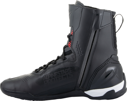 Alpinestars Superfaster Shoe - Black/Red/White US 13 - Enhanced Motorcycle Footwear with Integrated Protection