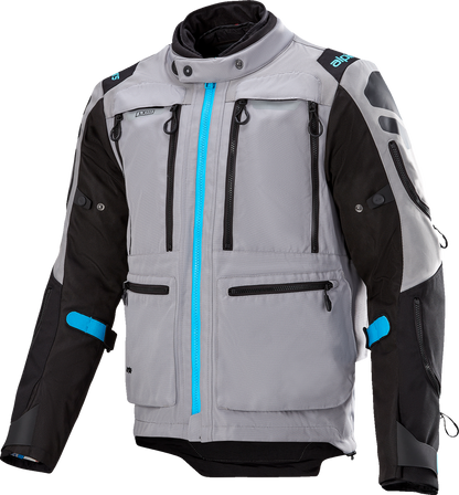 Alpinestars Ardent 3-in-1 Adventure Touring Jacket 3XL - Gray, Black, Blue - Model 3204423-9117-3X