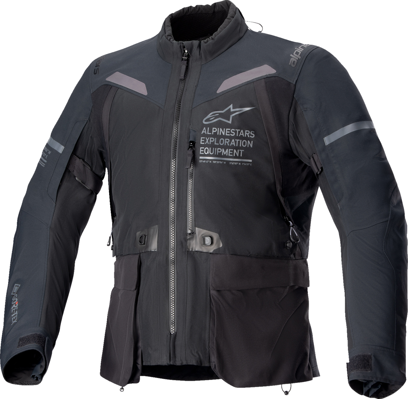 Alpinestars ST-7 2L Gore-Tex Jacket - Black and Dark Gray, 4XL, Part #3604124-111-4X