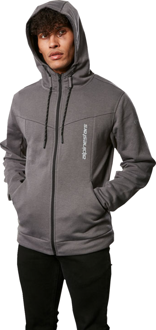Alpinestars Era Hoodie 2XL in Dark Gray with Recycled Content Fleece