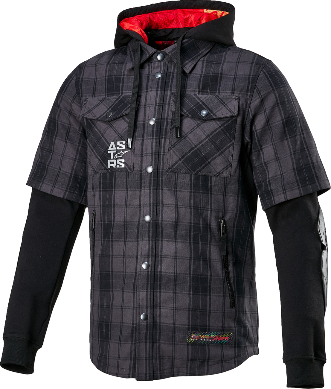 Alpinestars MO.ST.EQ Tartan Jacket - Gray/Black, Large
