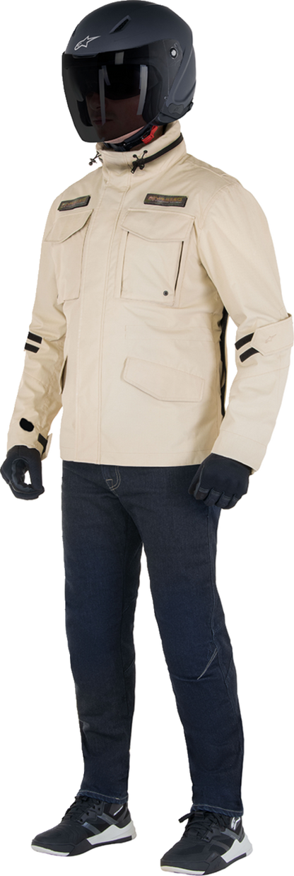 Alpinestars MSE Field Jacket - Tan Small | Lightweight Waterproof Multi-Season Urban Riding Jacket