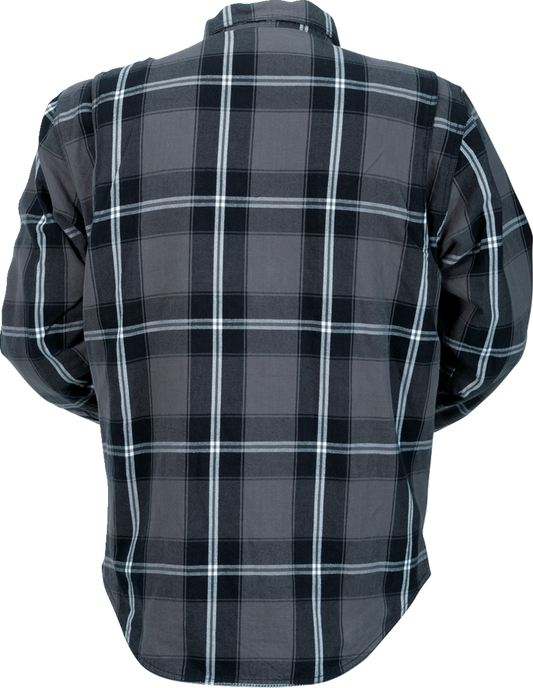 Z1R Ashwood Flannel Shirt in Gray - Small, Part Number 3040-3285