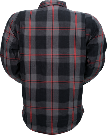 Z1R Ashwood Flannel Jacket with Removable Pads, Red, Small – Part Number 3040-3293