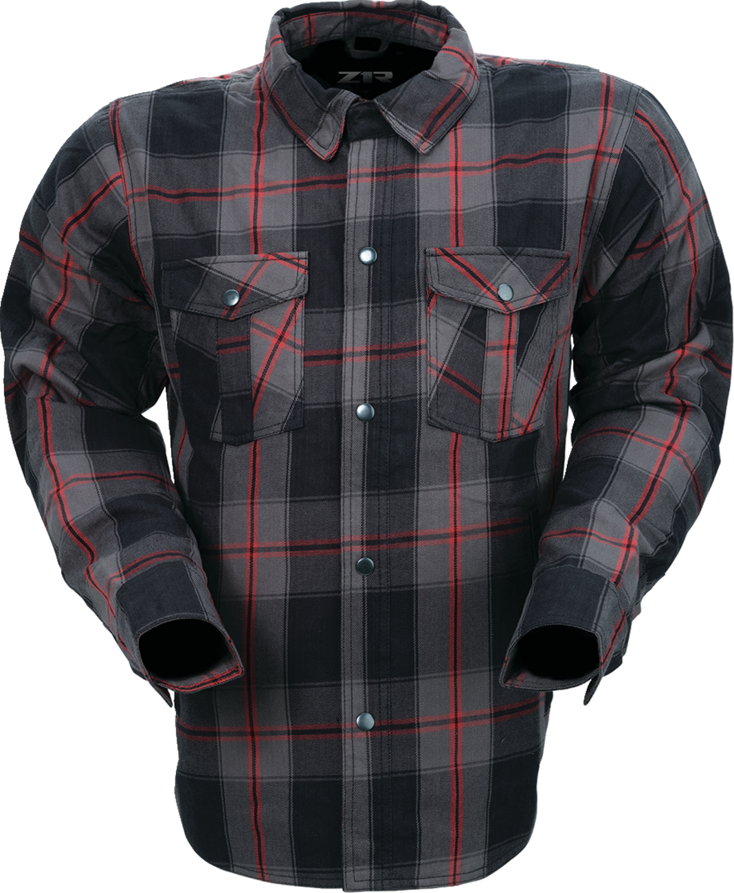 Z1R Ashwood Flannel Shirt with Removable Padding - Red, Medium (Part #3040-3294)
