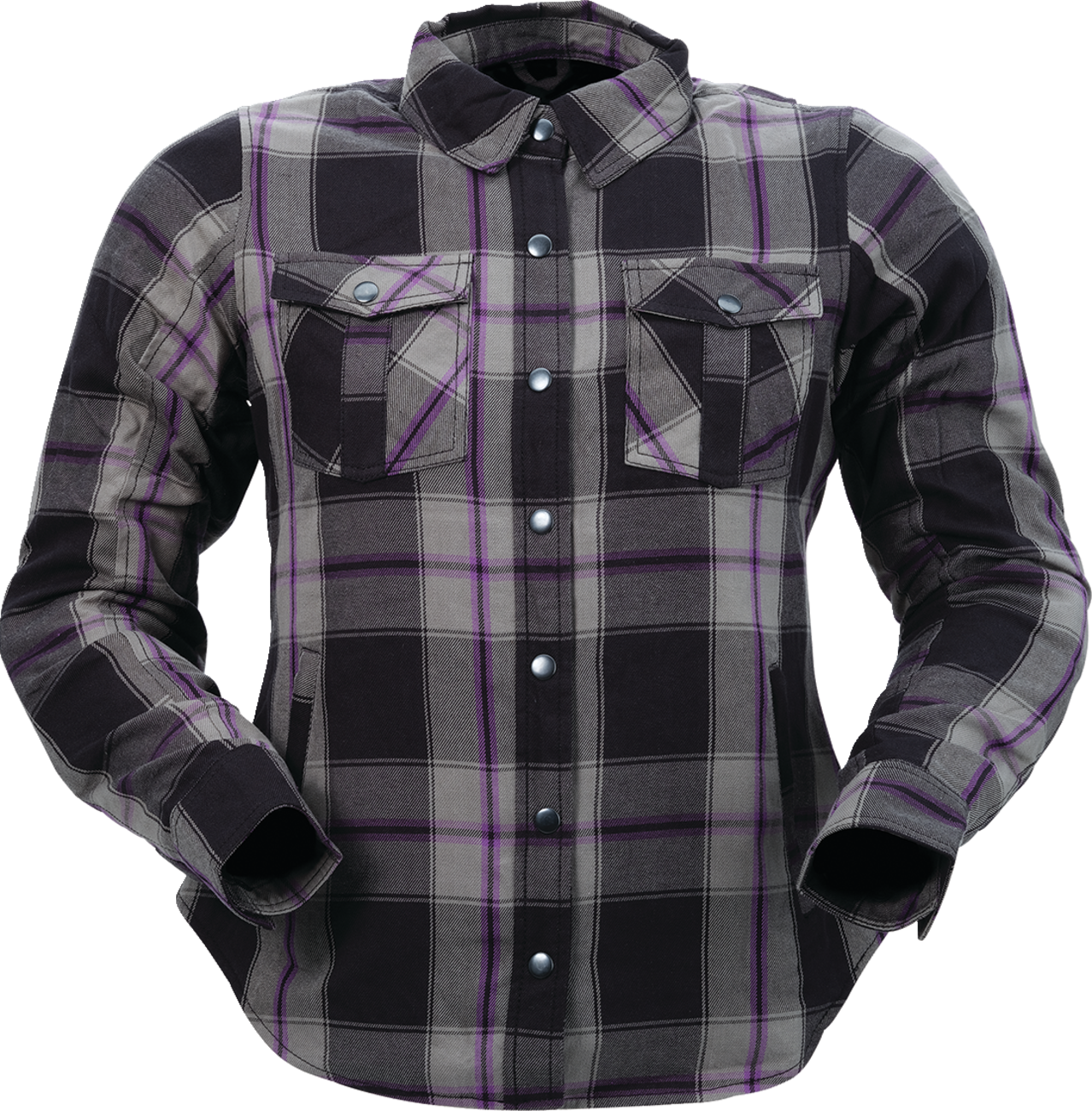Z1R Women's Ashwood Flannel Jacket - Purple, Part No. 3041-0676