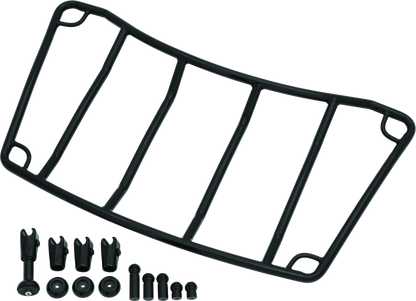 Kuryakyn Trunk Luggage Rack Adjustable Gloss Black for Honda Gold Wing and Kawasaki Vulcan Voyager