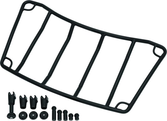 Kuryakyn Trunk Luggage Rack Adjustable Gloss Black for Honda Gold Wing and Kawasaki Vulcan Voyager
