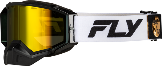 Fly Racing Zone Elite Snow Goggle with Yellow Polycarbonate Lens
