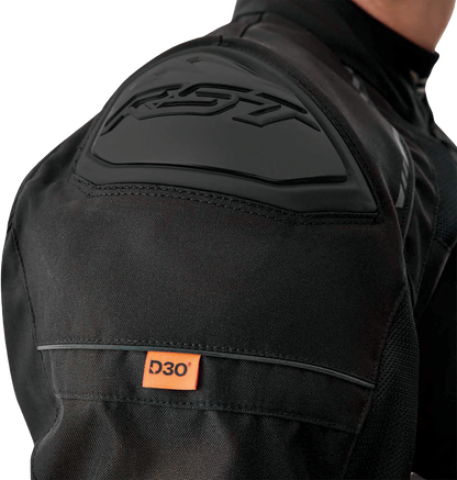 RST S1 D3o Mesh Jacket Black XS - Lightweight Motorcycle Protective Gear