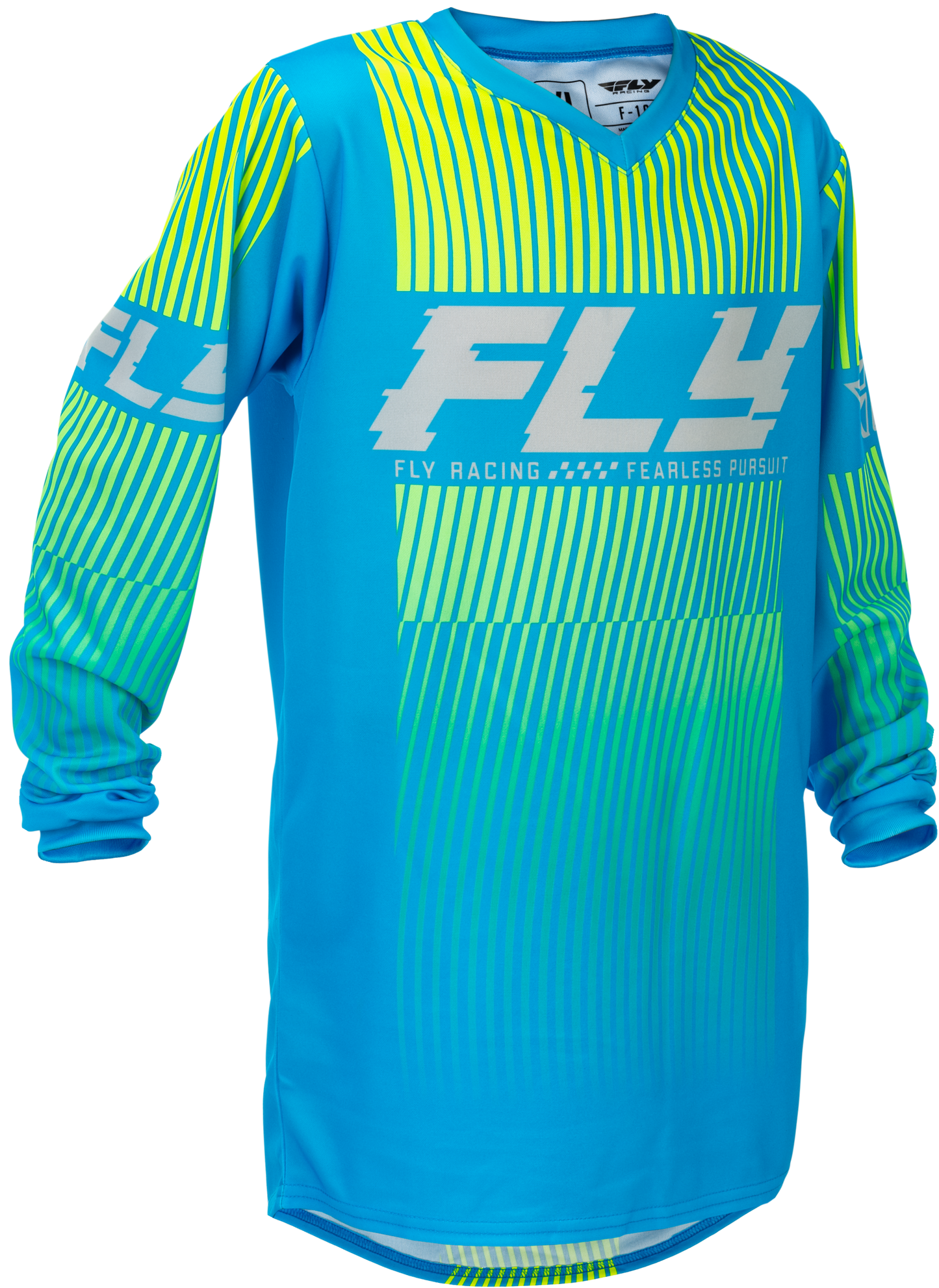 FLY RACING YOUTH F-16 JERSEY BLUE/HI-VIS YS'YS