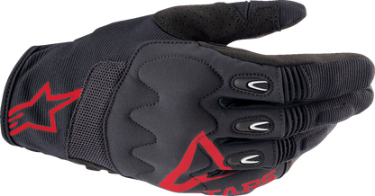 Alpinestars Techdura Gloves Fire Red/Black Large - Part 3564524-3131-L