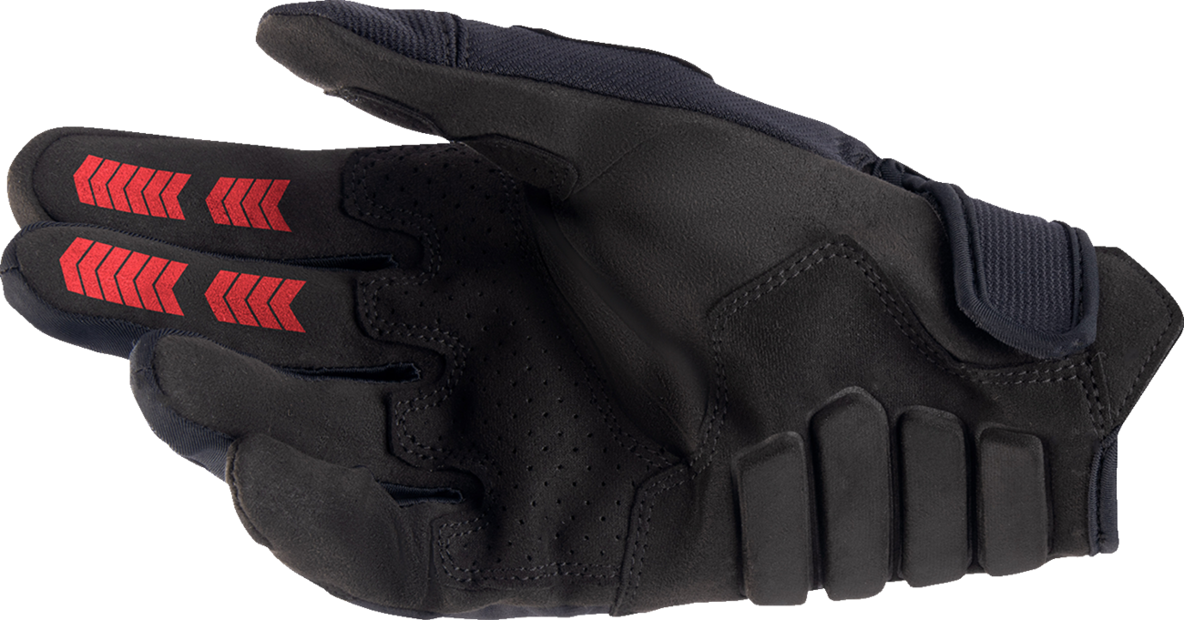 Alpinestars Techdura Gloves Fire Red/Black Large - Part 3564524-3131-L
