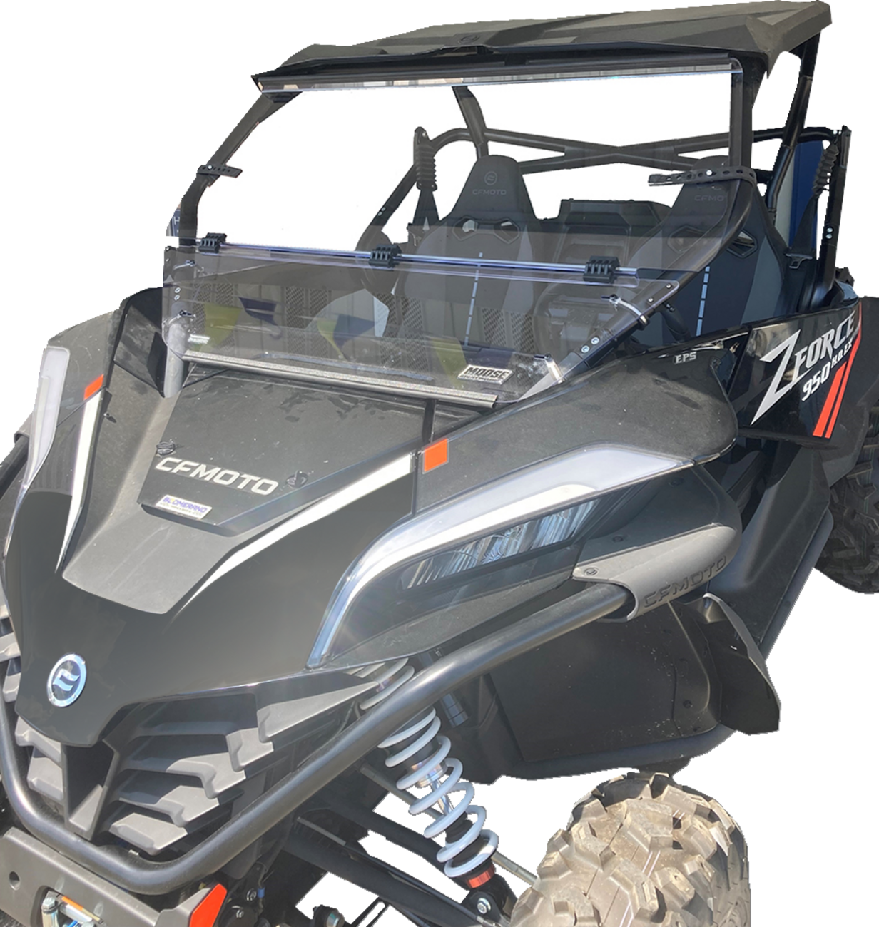 Moose Offroad Z950 LEMA100-0050 Full Folding Windshield for Off-Rroad Vehicles
