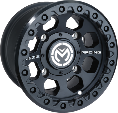 Moose Offroad 23MO157156SB54 15x7 Black Wheel for Front and Rear Applications