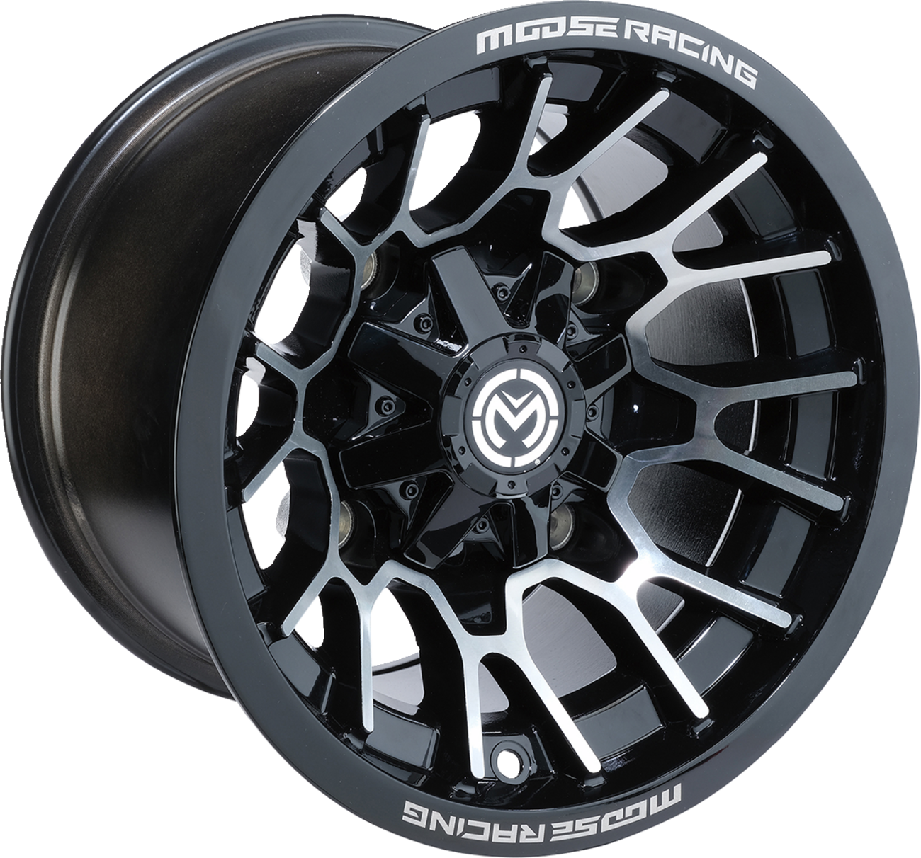 Moose Offroad 15x7 Black Wheel - Part #24157156GBMF54 for 4/156 Bolt Pattern