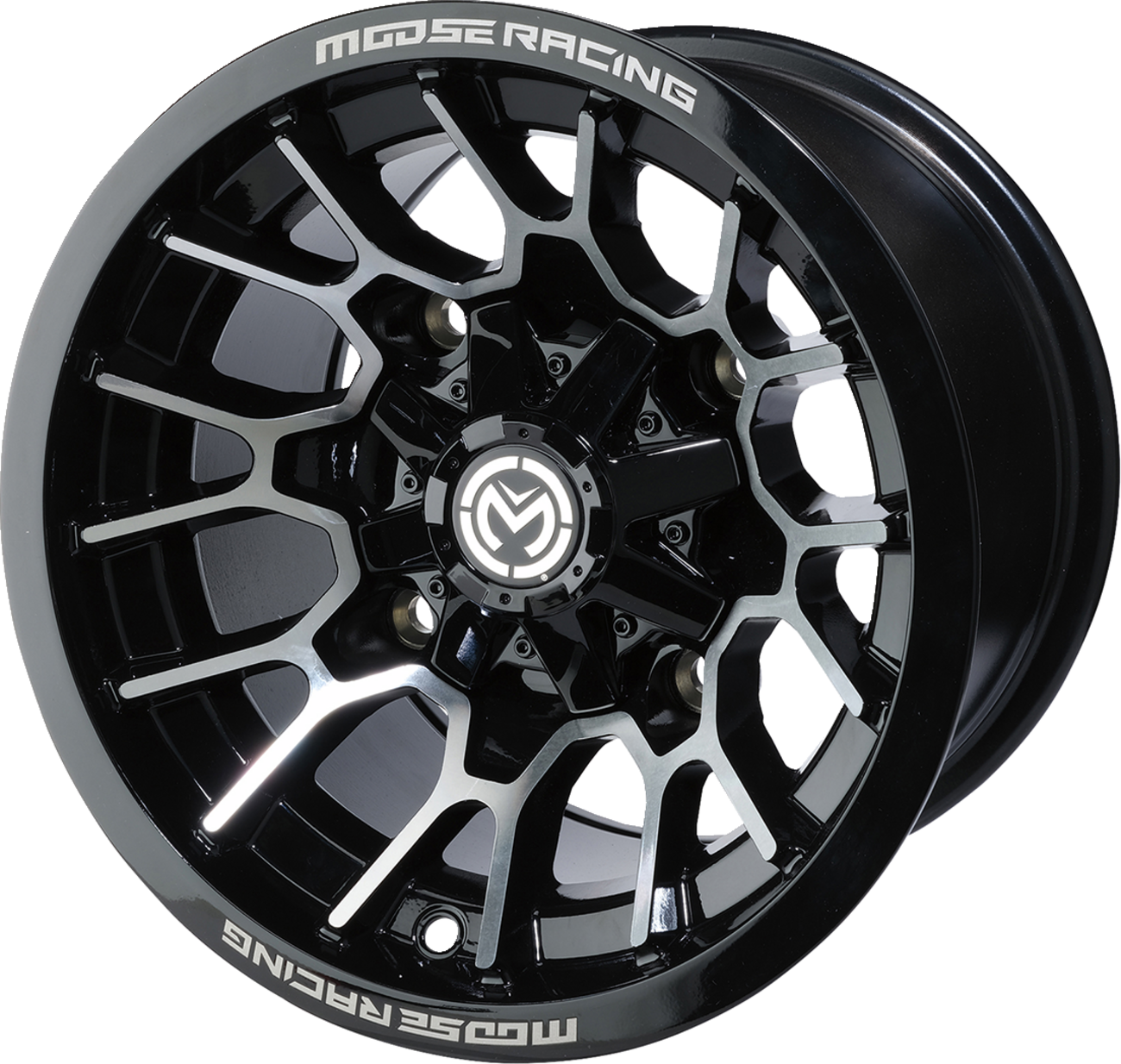 Moose Offroad 24x7 Black Wheel - Part 24147110GBMF54 for Front and Rear Use