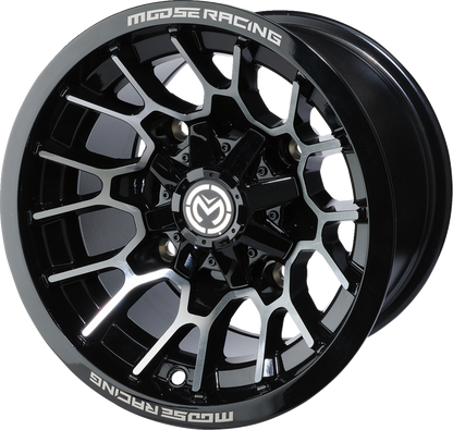 Moose Offroad 24x7 Black Wheel - Part 24147110GBMF54 for Front and Rear Use