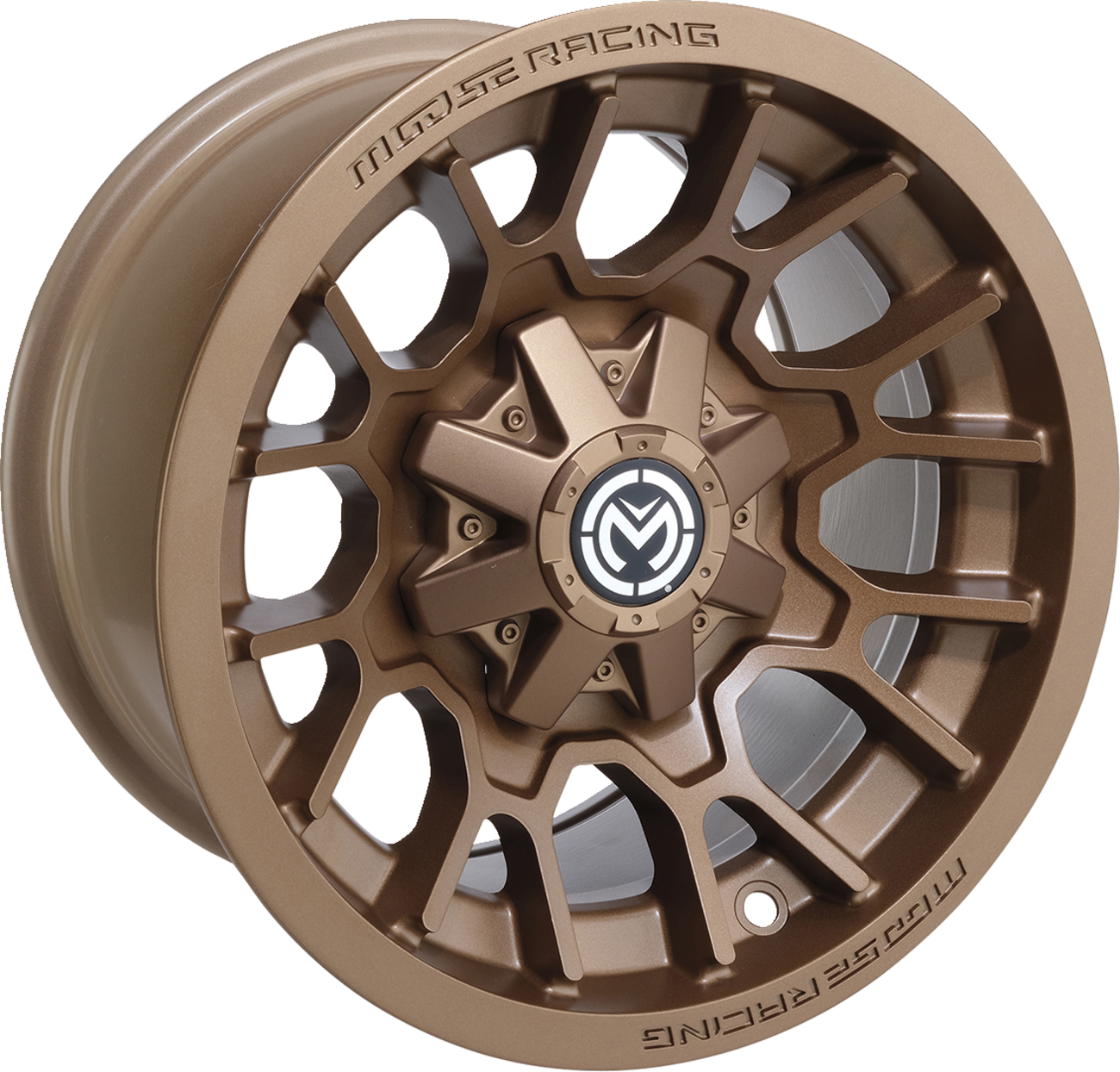 Moose Offroad 24MO157156BZ54 15x7 Bronze Wheel for Front and Rear Applications