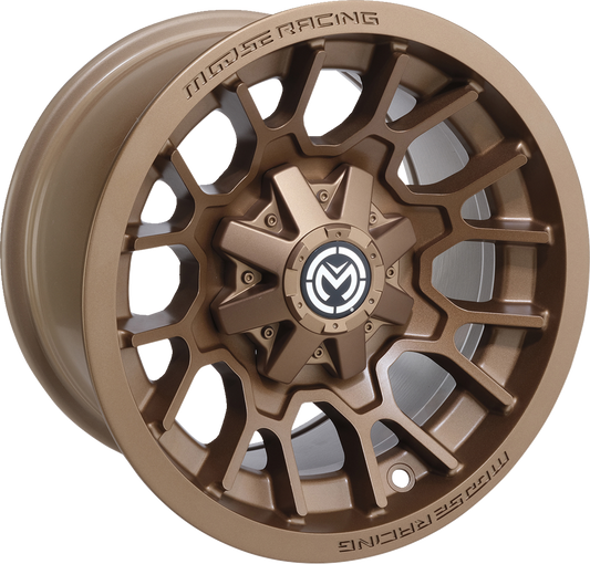 Moose Offroad 24MO157156BZ54 15x7 Bronze Wheel for Front and Rear Applications