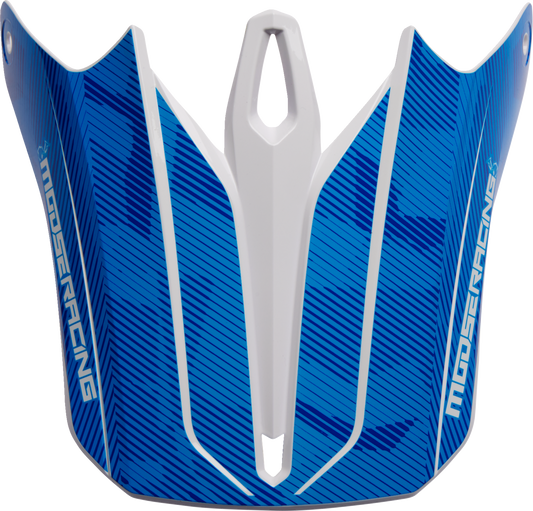 MOOSE OFFROAD F.I. MIPS® Visor Kit - Agroid Camo Blue/White (Part Number 0132-1578)