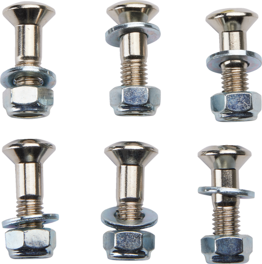 Moose Offroad M8 x 30mm Sprocket Bolts with Nuts and Washers for Kawasaki - 6 Pack (Part #039-6477)