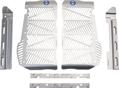 Moose Offroad Billet Radiator Guards for Beta 12-4020, Silver