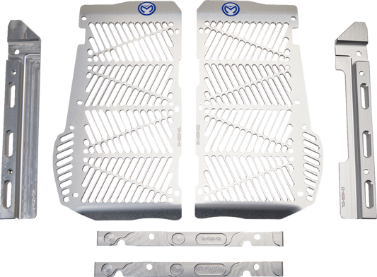 Moose Offroad Billet Radiator Guards for Beta 12-4020, Silver