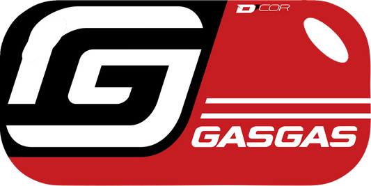 D'COR Visuals Gas Gas Pit Board (Part No. 60-60-165) for Rider Communication