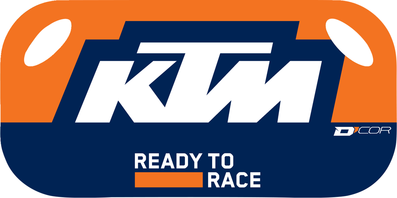 D'COR Visuals KTM Pit Board 60-60-130 for Race Communication