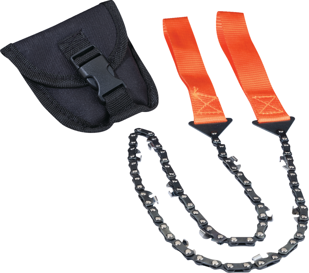 MOOSE OFFROAD Pocket Chainsaw with Case O15-7021 – Compact 26-Inch Handheld Emergency Chainsaw with 11 Carbon Steel Teeth