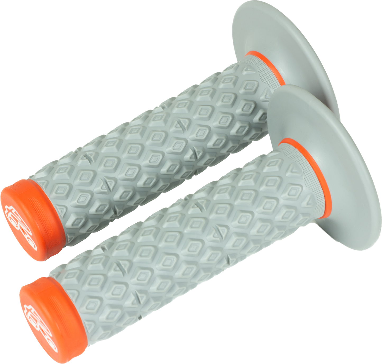 Renthal MX Dual Grips G208 - Comfort Soft/Firm Orange for Motorcycle Handling