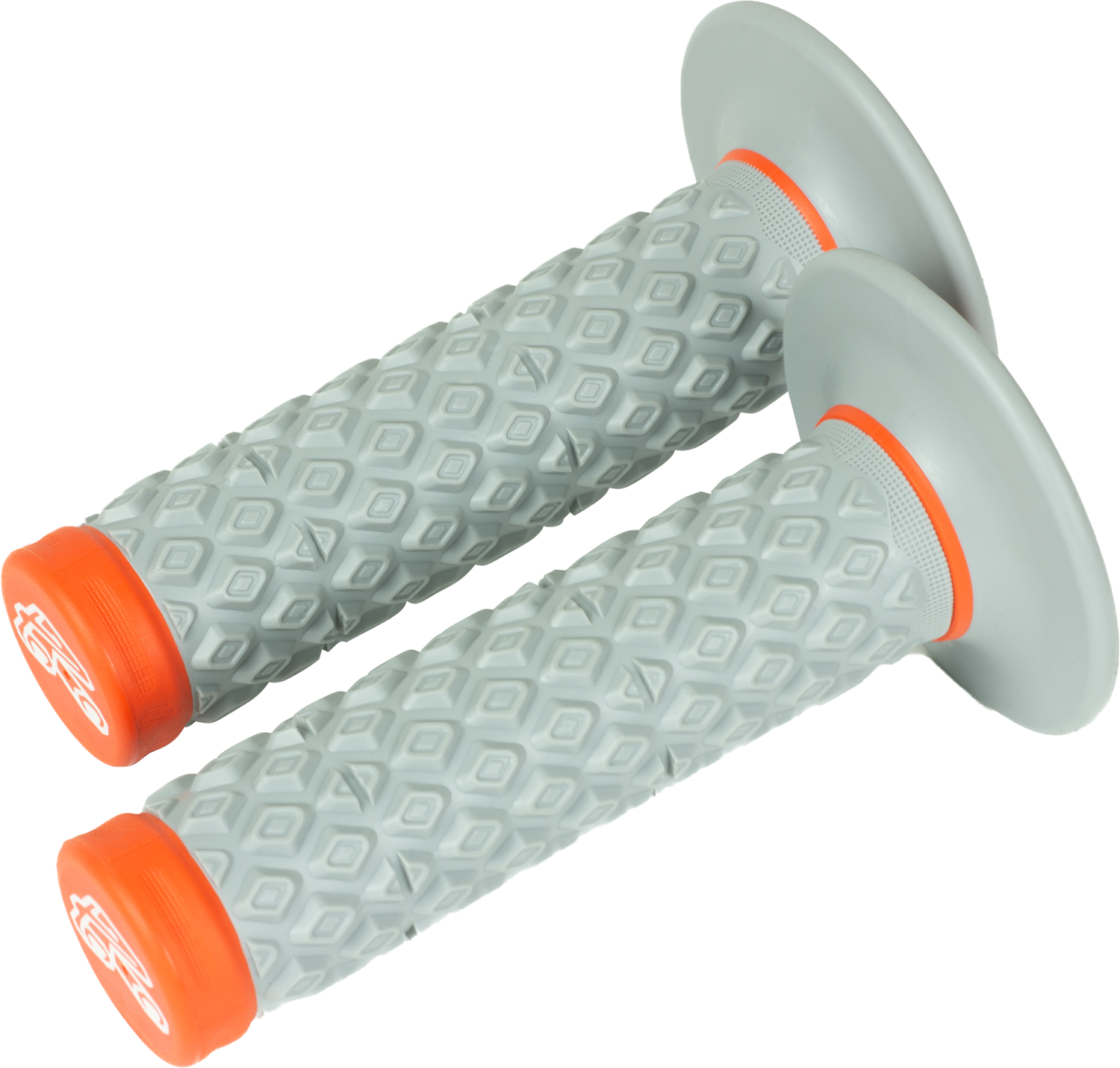Renthal MX Dual Grips G208 - Comfort Soft/Firm Orange for Motorcycle Handling