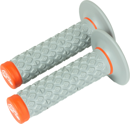 Renthal MX Dual Grips G208 - Comfort Soft/Firm Orange for Motorcycle Handling