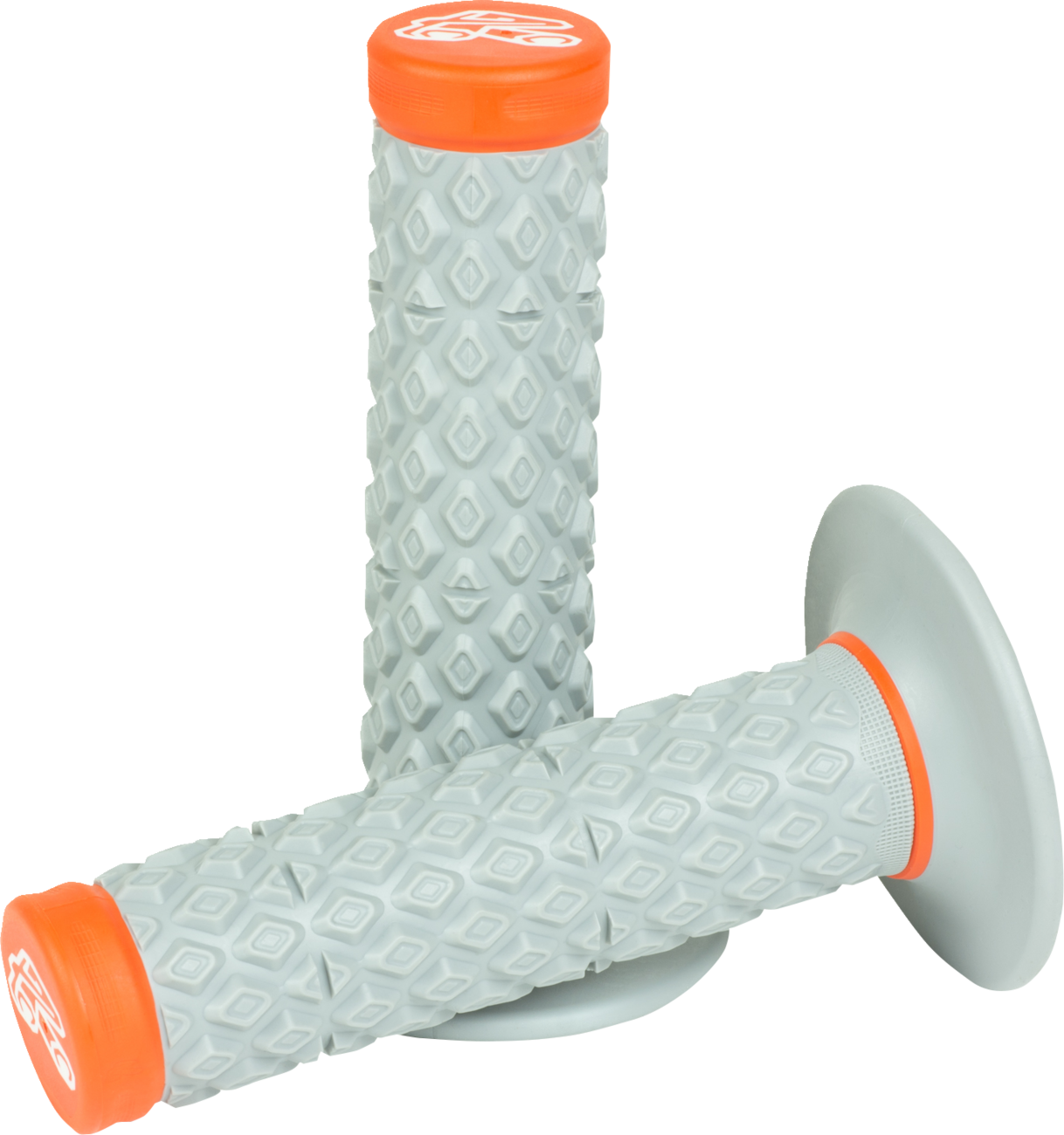 Renthal MX Dual Grips G208 - Comfort Soft/Firm Orange for Motorcycle Handling
