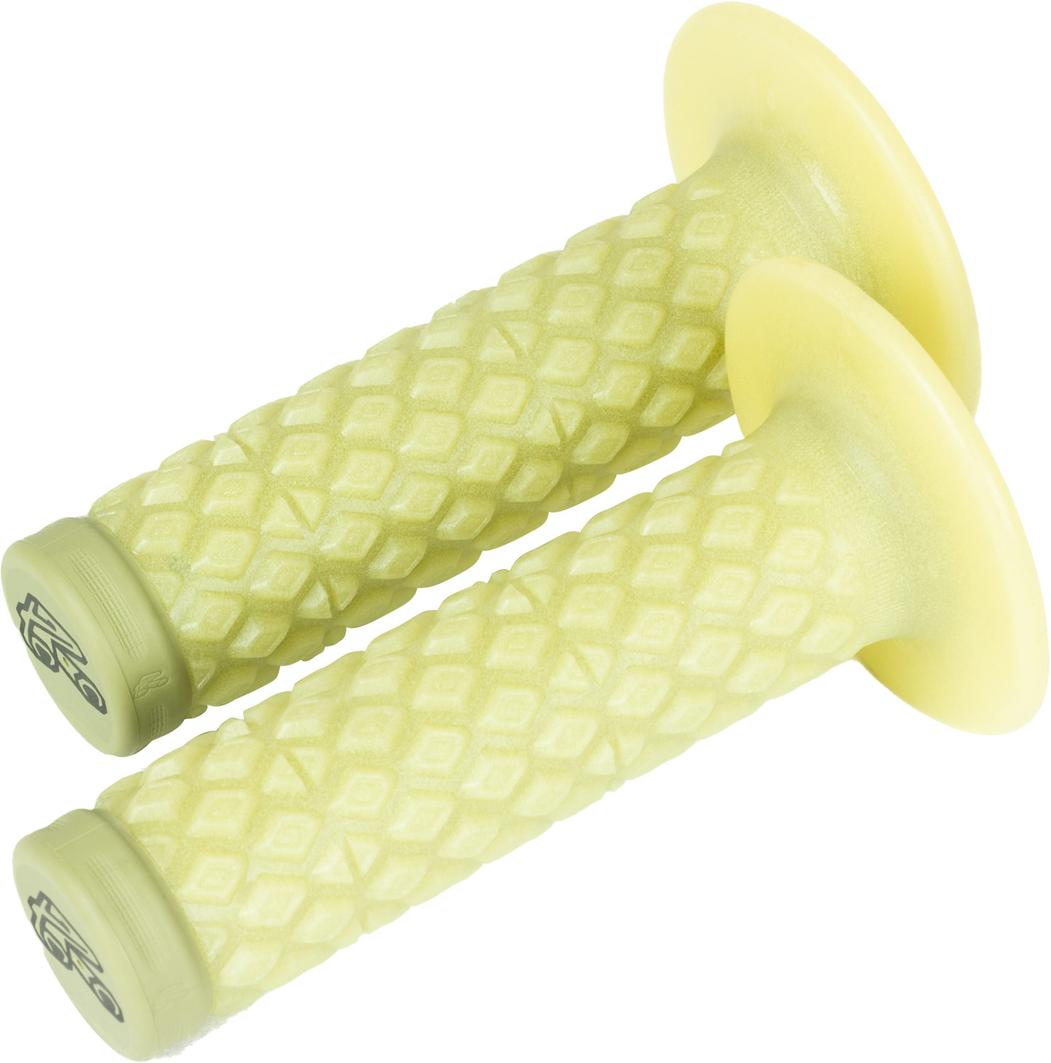 Renthal MX R-Works Dual Grips - Comfort with Ergo Diamond Vibration Dampers - Part G196