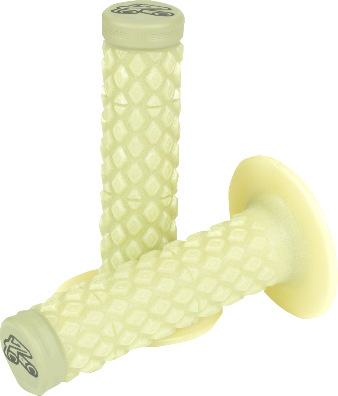 Renthal MX R-Works Dual Grips - Comfort with Ergo Diamond Vibration Dampers - Part G196