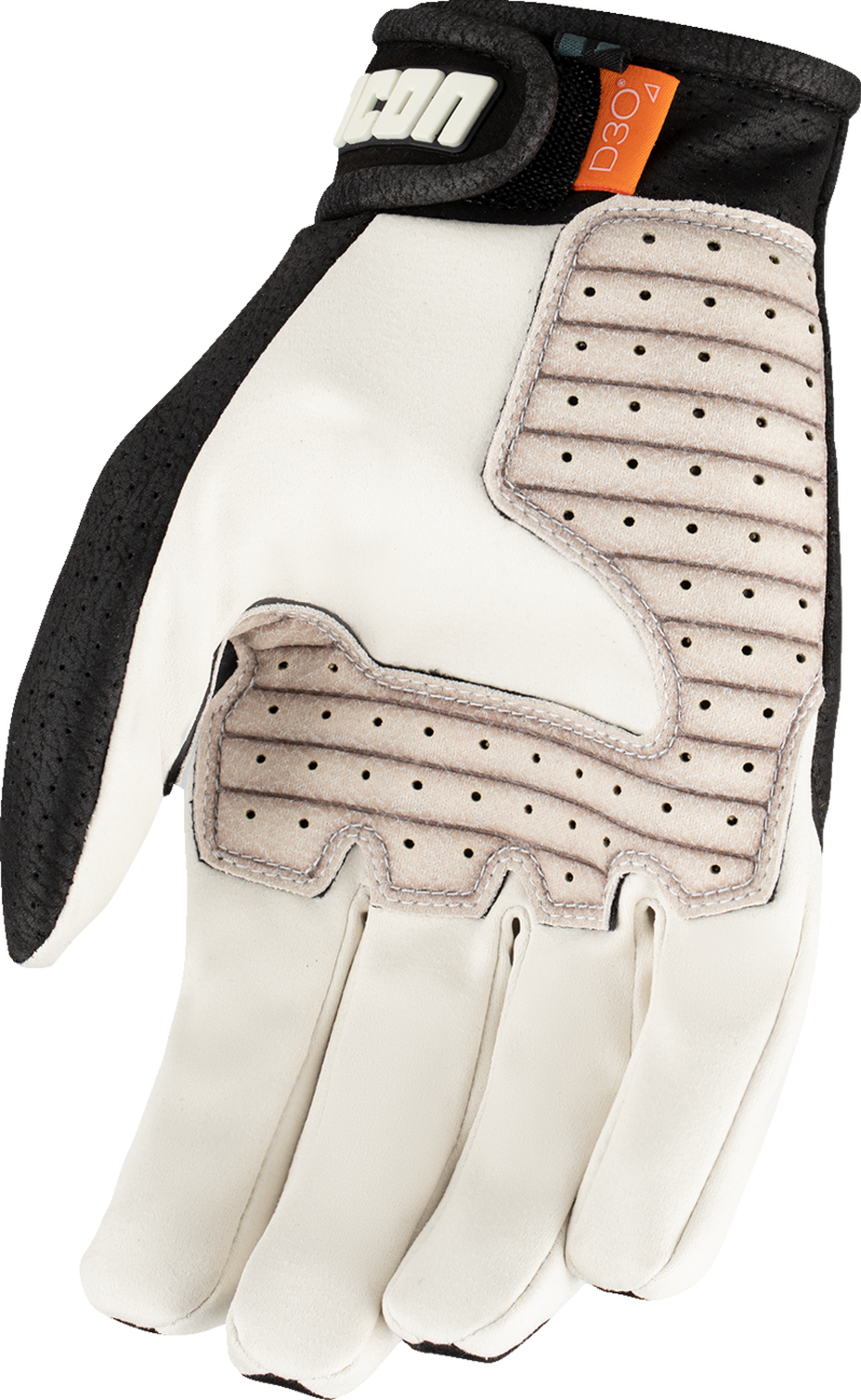 ICON Airform Slabtown™ Gloves - Black - XL | Motorcycle Riding Gloves with D3O® Knuckle Protection