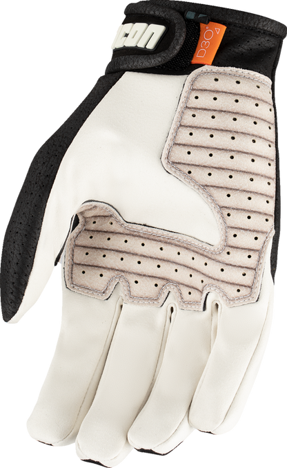 ICON Airform Slabtown™ Gloves - Black - XL | Motorcycle Riding Gloves with D3O® Knuckle Protection