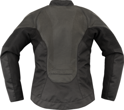 ICON Women's Overlord3™ Leather Jacket - Black - XS by ICON, Part Number 28131082