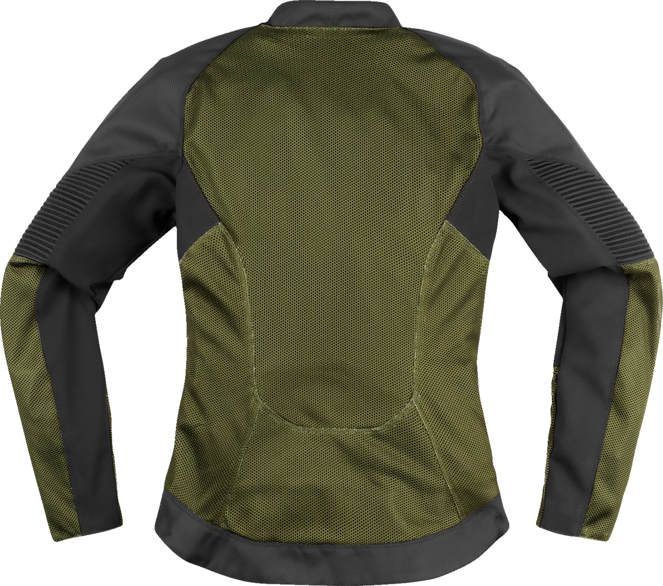 ICON Women's Overlord3 Mesh™ Jacket - Green - XS | Men’s Sport Fit Motorcycle Jacket with Impact Protection